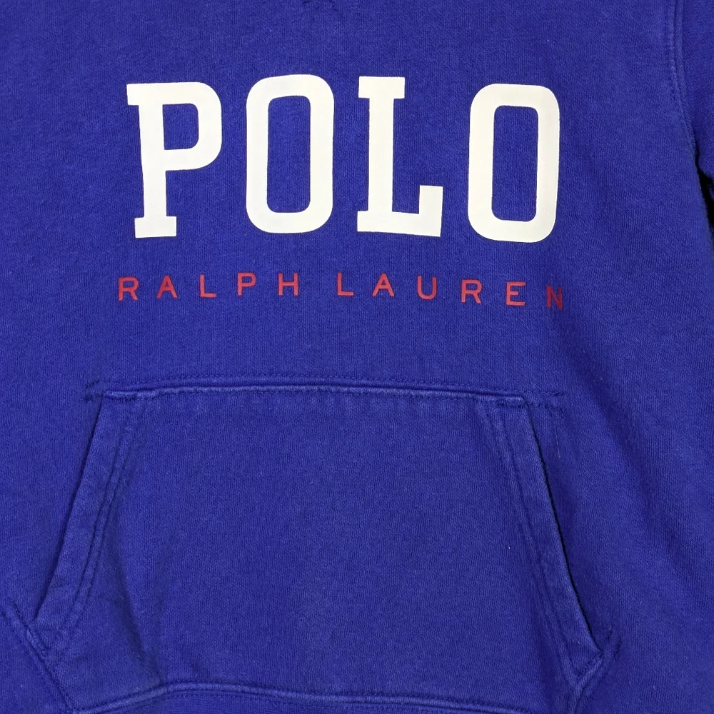 Boys Polo Ralph Lauren Pullover Hoodie Activewear Athleisure Sz S‎ (8)